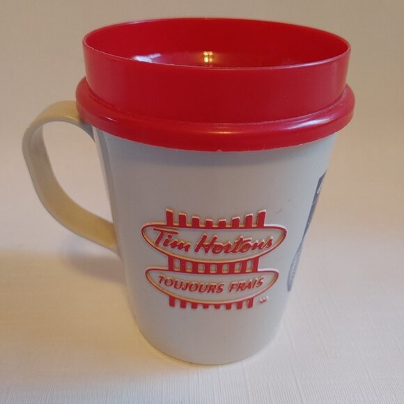1996 Tim Hortons "Always Fresh" Plastic Mug SLO PITCH BASEBALL HEPCOE - Picture 3 of 8